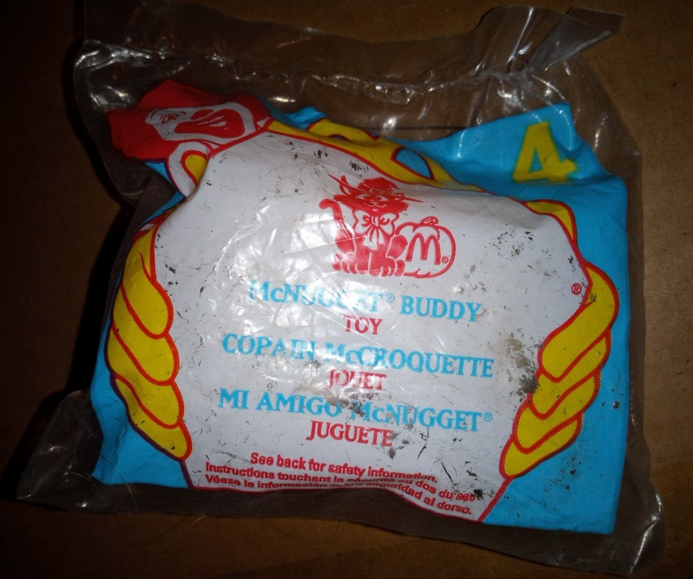 McDonalds #4 McNugget Buddies Halloween Happy Meal Toy NIP 1998 FreeShip