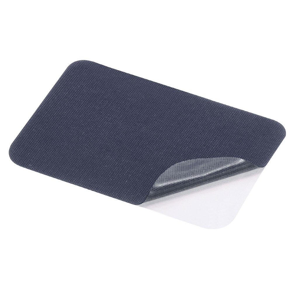 12Pcs Deep Blue Iron-On Denim Repair Patches, 3x4.25 Inch Fabric Fix