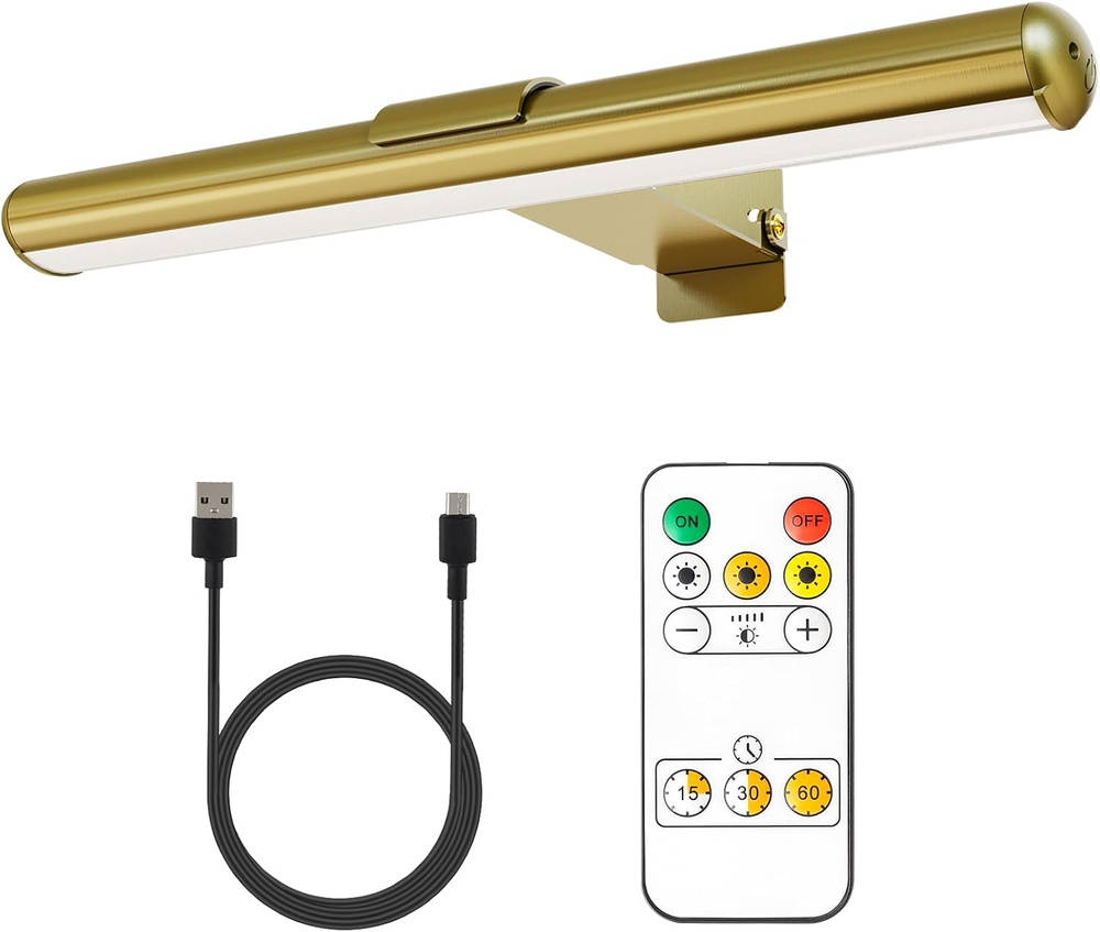 Battery Powered Painting Picture Lights With Timers And Dimming Metal Matte 1 PC