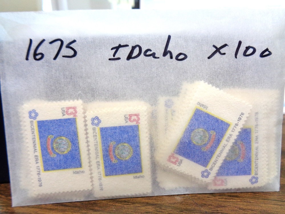 US SC# 1675 IDAHO STATE POSTAGE STAMPS 100 IN PACKAGE .13ct EACH UNUSED