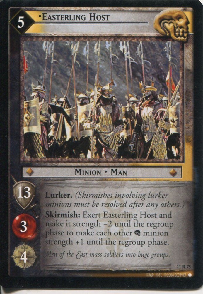 Lord Of The Rings CCG Shadows 11R75 Easterling Host