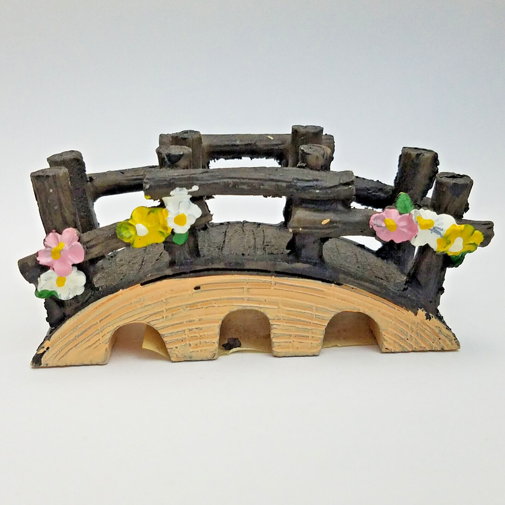 Miniature Greenbrier Fairy Garden Bridge 1.5H for Gnome Village Decor
