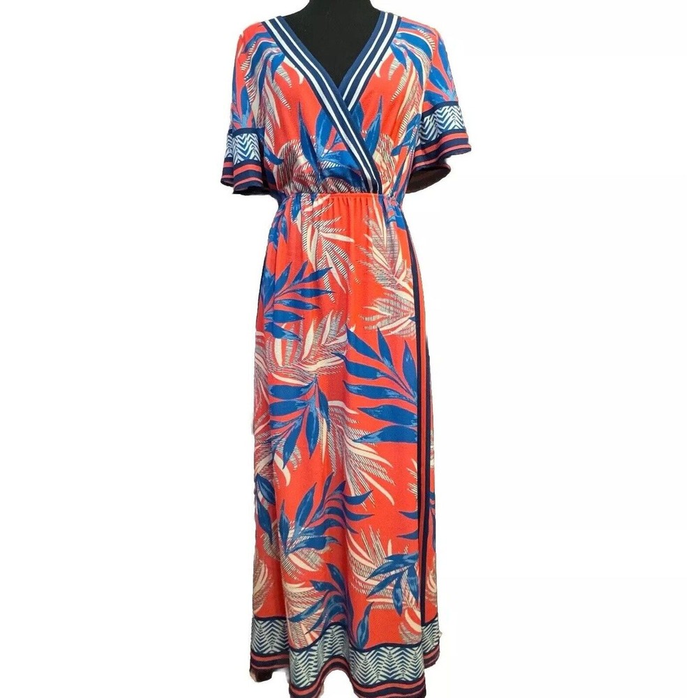 Flying Tomato Dress Small Womens Maxi Long Length Tropical Festival Boho Cruise