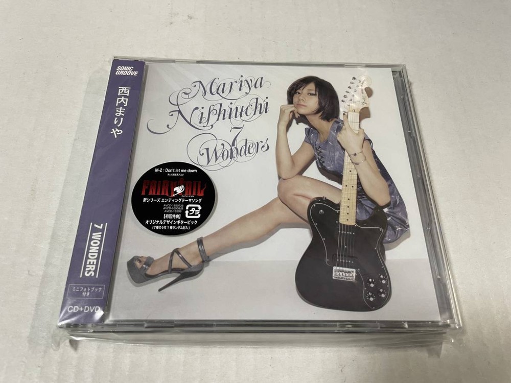 Unopened 7 WONDERS First Press Limited Edition with DVD CD Mariya Nishiuchi H