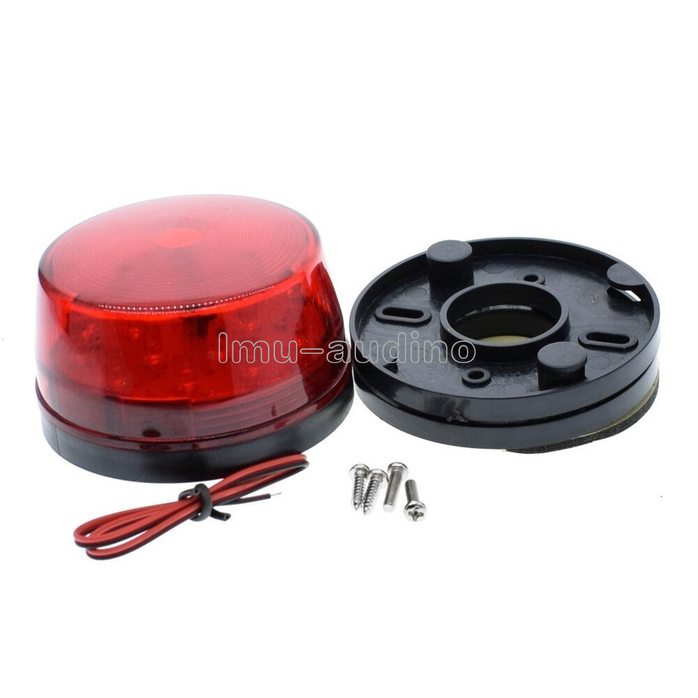 12V LED Strobe Beacon Emergency Alarm Warning Flashing Light Signal Lamp