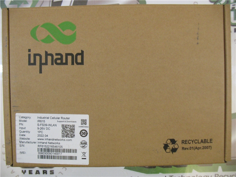 InHand Industrial Cellular Router IoT 4G router IR615-S-L3 4G LTE, 3G, VPN-image