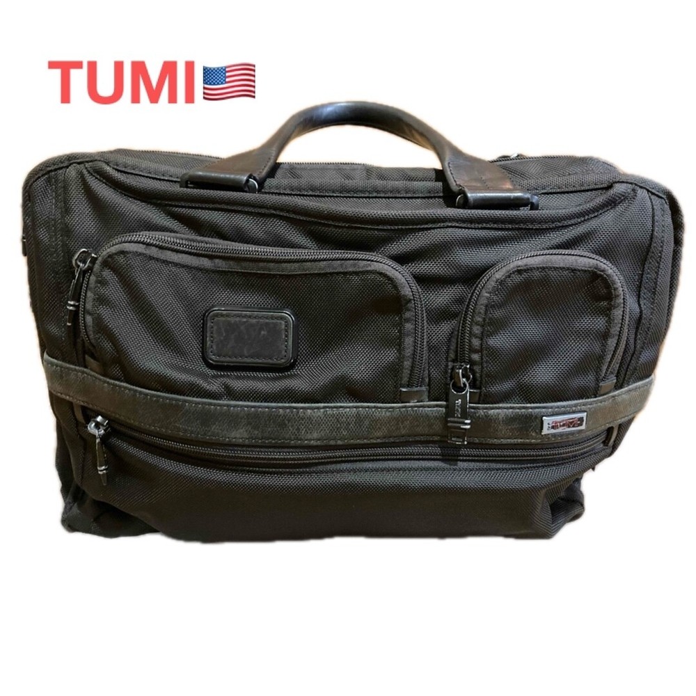 Tumi Business Bag with Shoulder Strap, Usable Condition, 10 Years Old