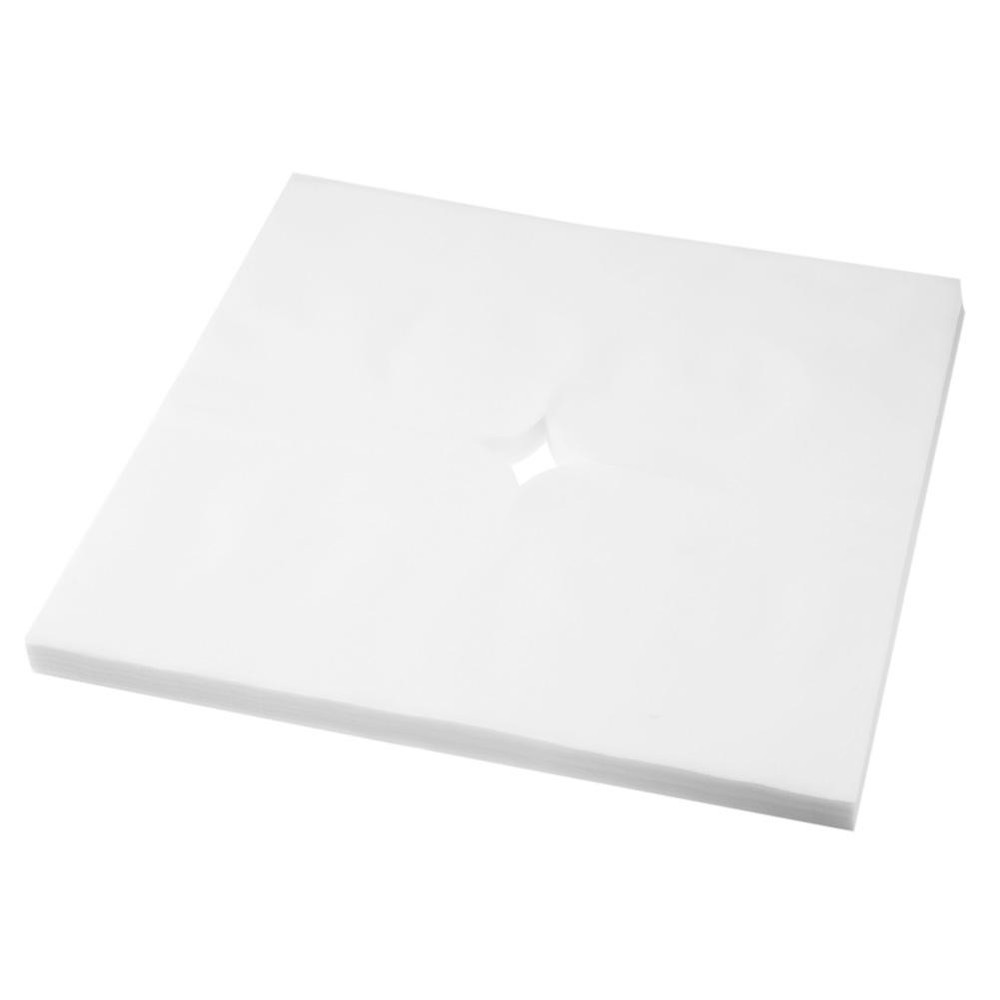 100pcs Massage Table Face Hole Cover Square Disposable Flat Towels for Household