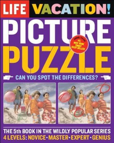 Life: Picture Puzzle Vacation - Paperback By Editors of Life - VERY GOOD