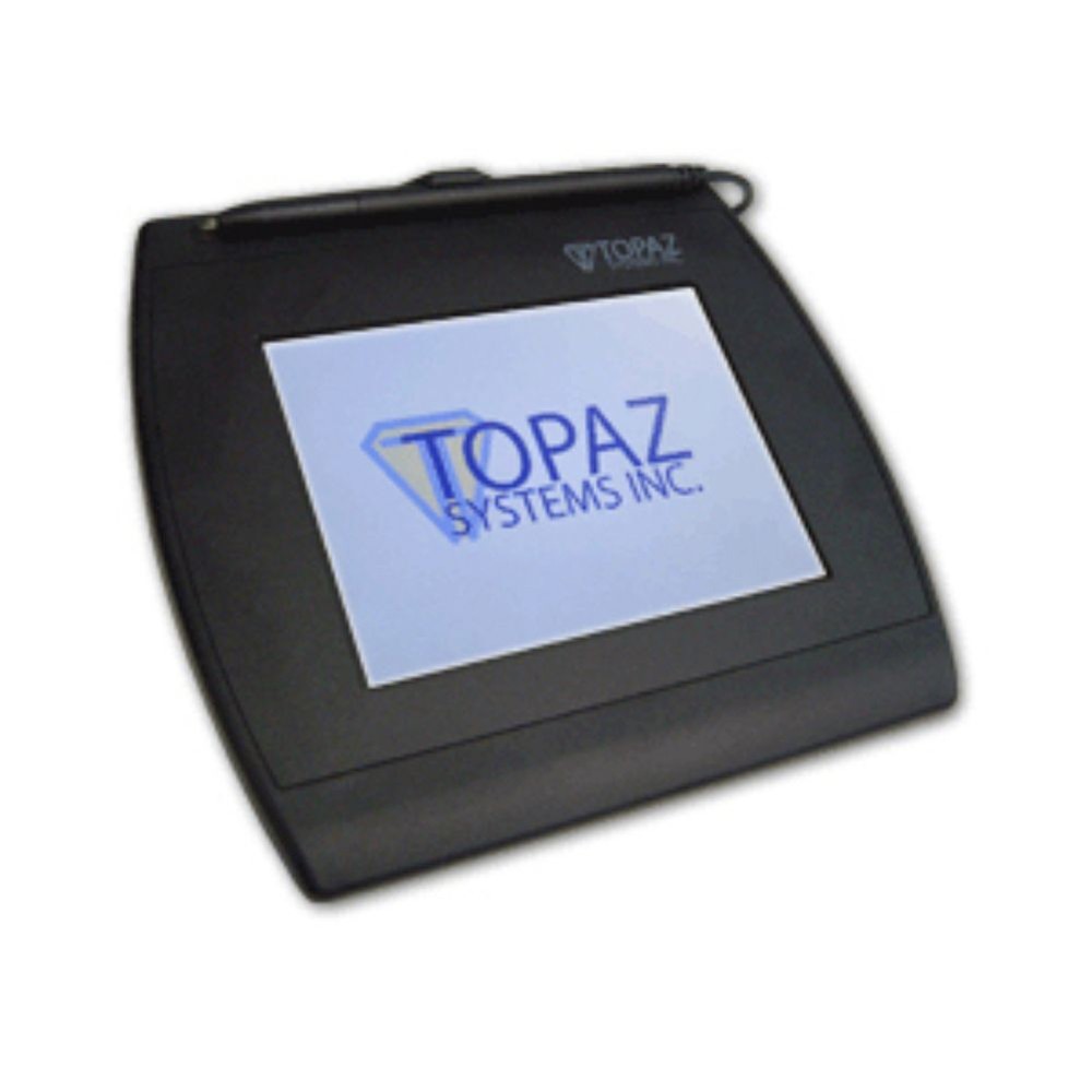 Topaz T-LBK57GC SigGem Color 5.7 Signature Pad - Dual Serial/USB Backlit