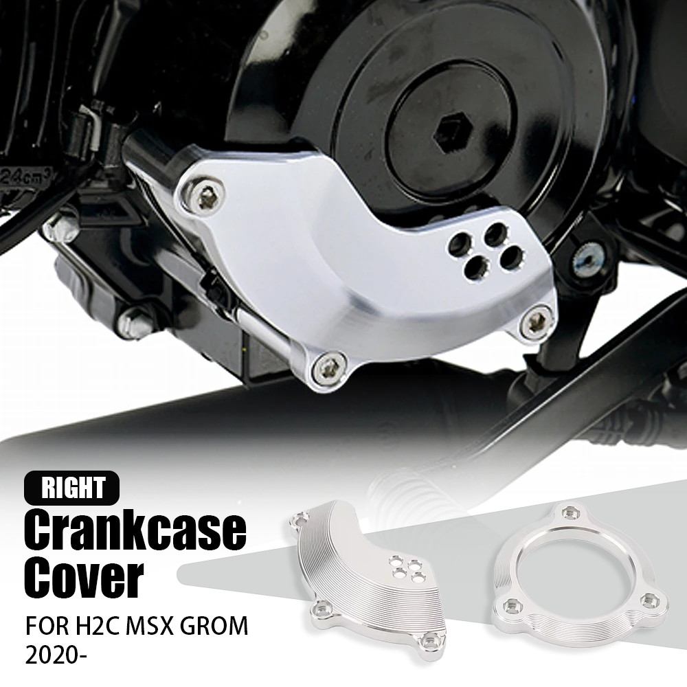 Engine Case Crash Slider Protector For H2C MSX GROM 20-22 Crankcase Cover Guard