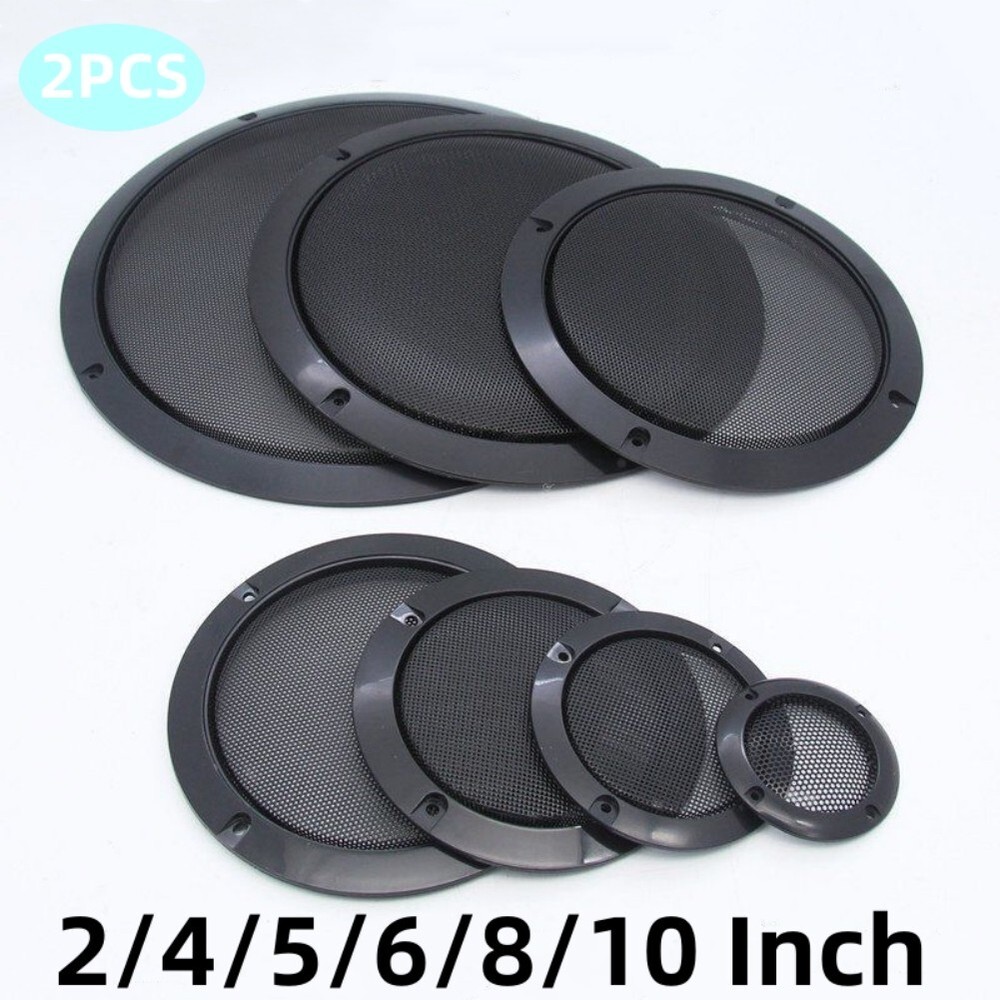 Speaker Grills DIY Accessories 2 Pcs Car Audio Metal Cold Rolled Steel