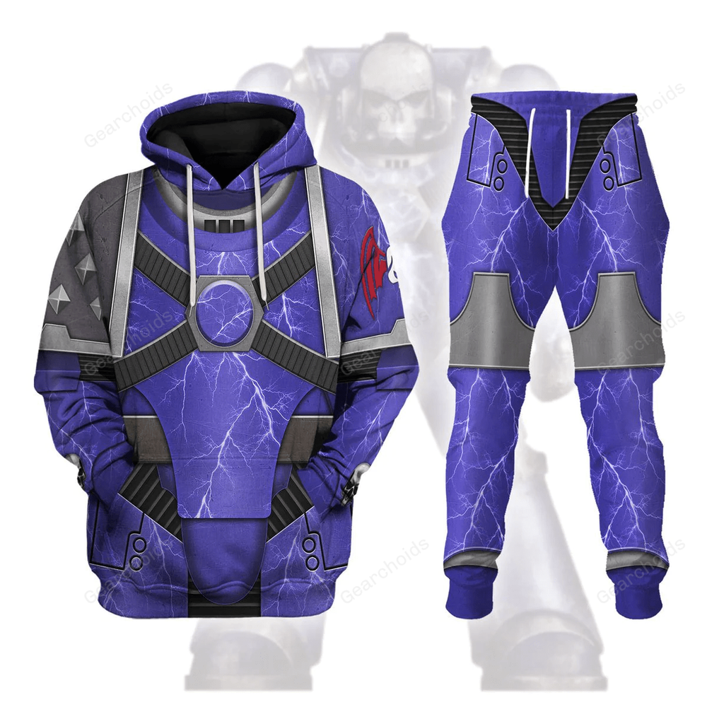 Night Lords Pre-Heresy Legion Cosplay Hoodie for Warhammer 40k Fans
