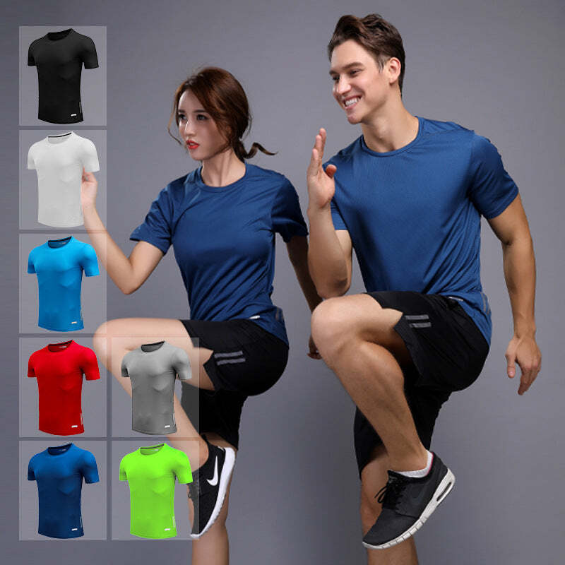 Quick-drying Short-sleeved Parent-child Wear Casual Sports Suit Couple Fitness