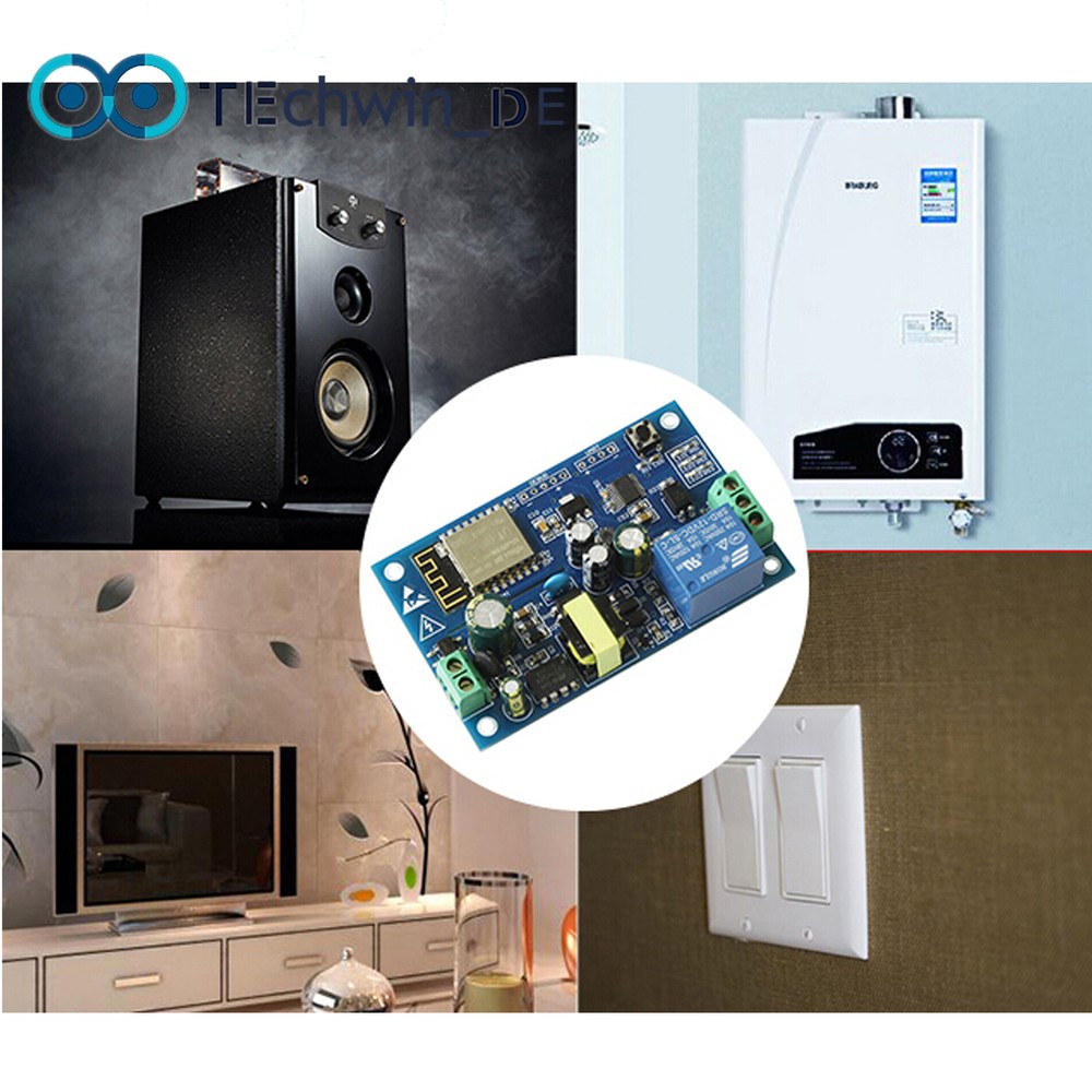 220V WIFI Relay Board WIFI Smart Switch ESP8266 Relay Smart Home new