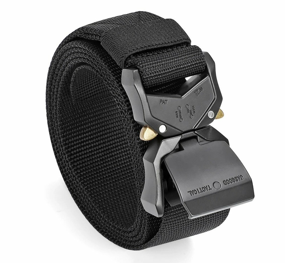 MEN NYLON MILITARY USE WEB TACTITAL BELT HEAVY-DUTY QUICK-RELEASE METAL BUCKLE