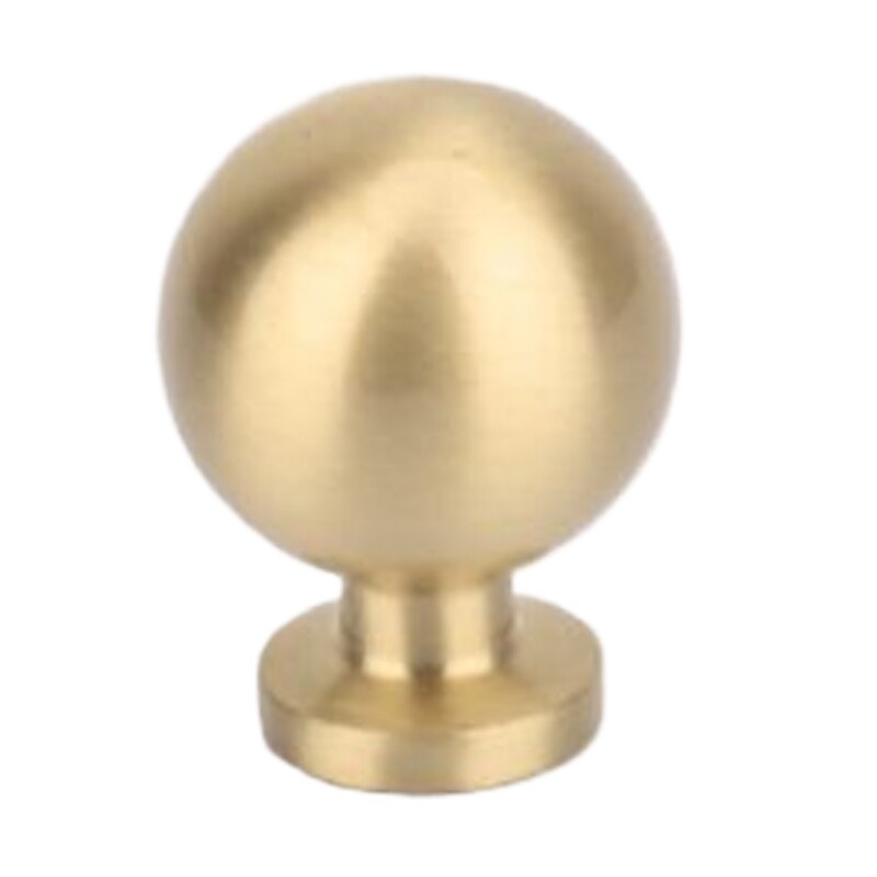 Stylish Contemporary Brass Round Knob for Modern Furniture Hardware