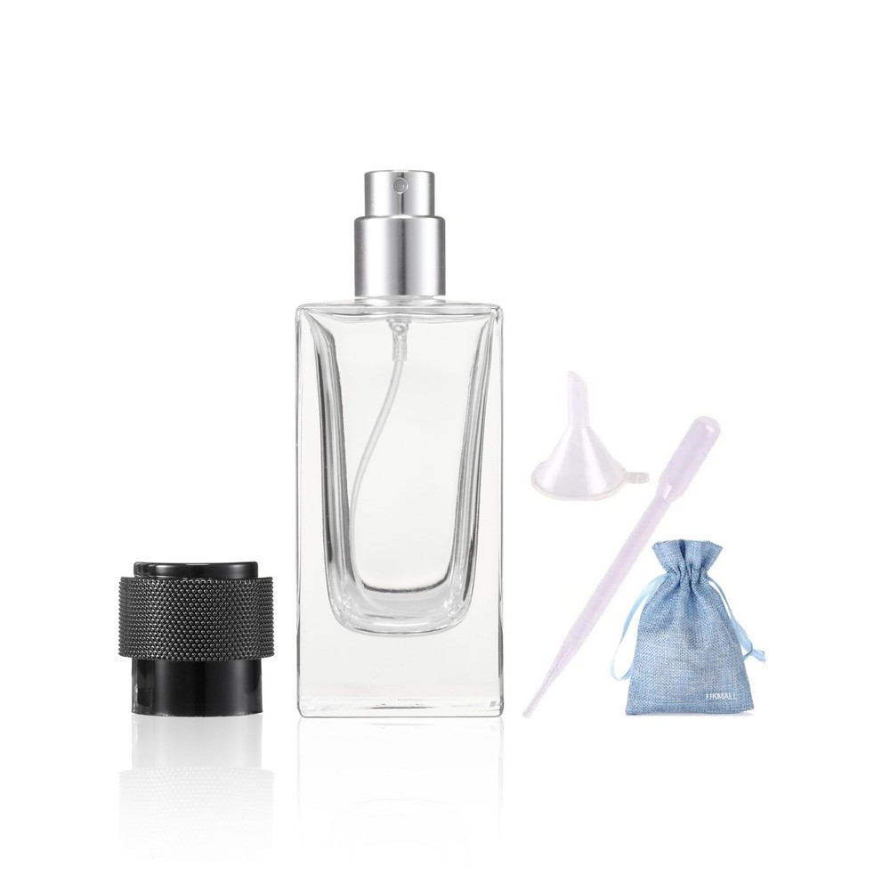 50ML Leak-Proof Refillable Perfume Atomizer – Travel Glass Spray Bottle
