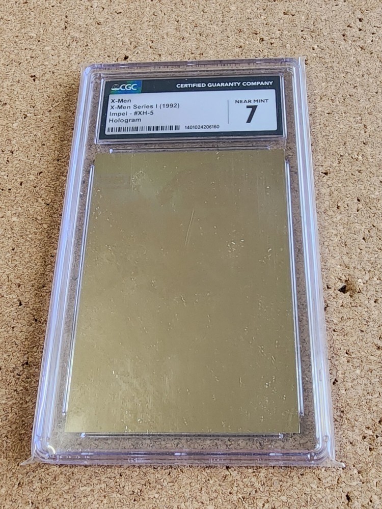 1992 X-MEN SERIES 1 HOLOGRAM XH-5 TEAM X-MEN CGC 7 NEAR MINT WOLVERINE GAMBIT