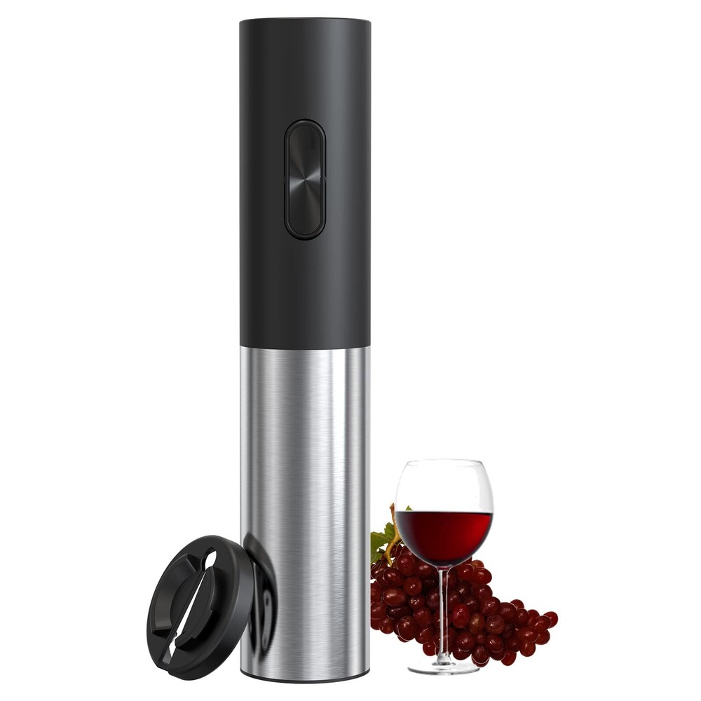 Electric Wine Opener - Automatic Corkscrew Bottle Opener for Wine Bottles, Rechargeable and Easy-to-Use Electric Corkscrew with Foil Cutter, Perfect for Home, Parties, and Gifts.