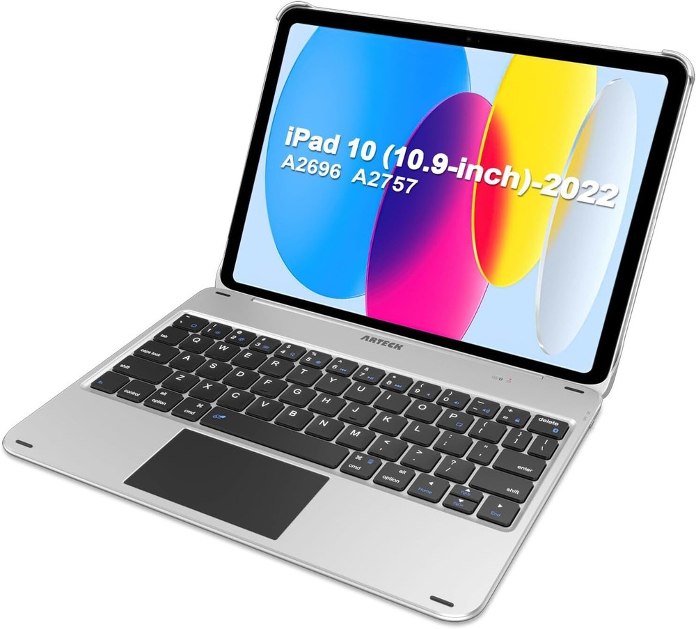 Arteck Bluetooth Folio Keyboard Case with Trackpad for Full Protection