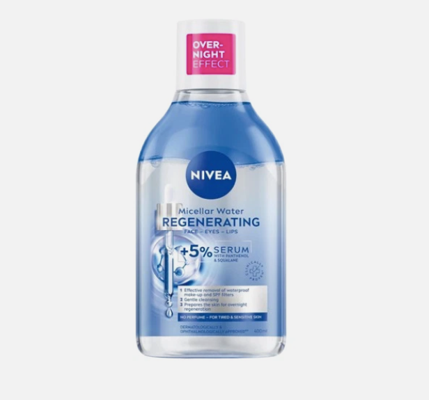 Nivea Regenerating Overnight Micellar Water 400ml Twin Pack