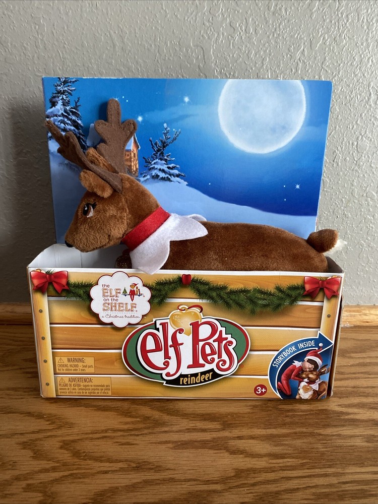 The Elf on the Shelf 2014 Pets Reindeer Plush Toy and Storybook Set Pottery Barn