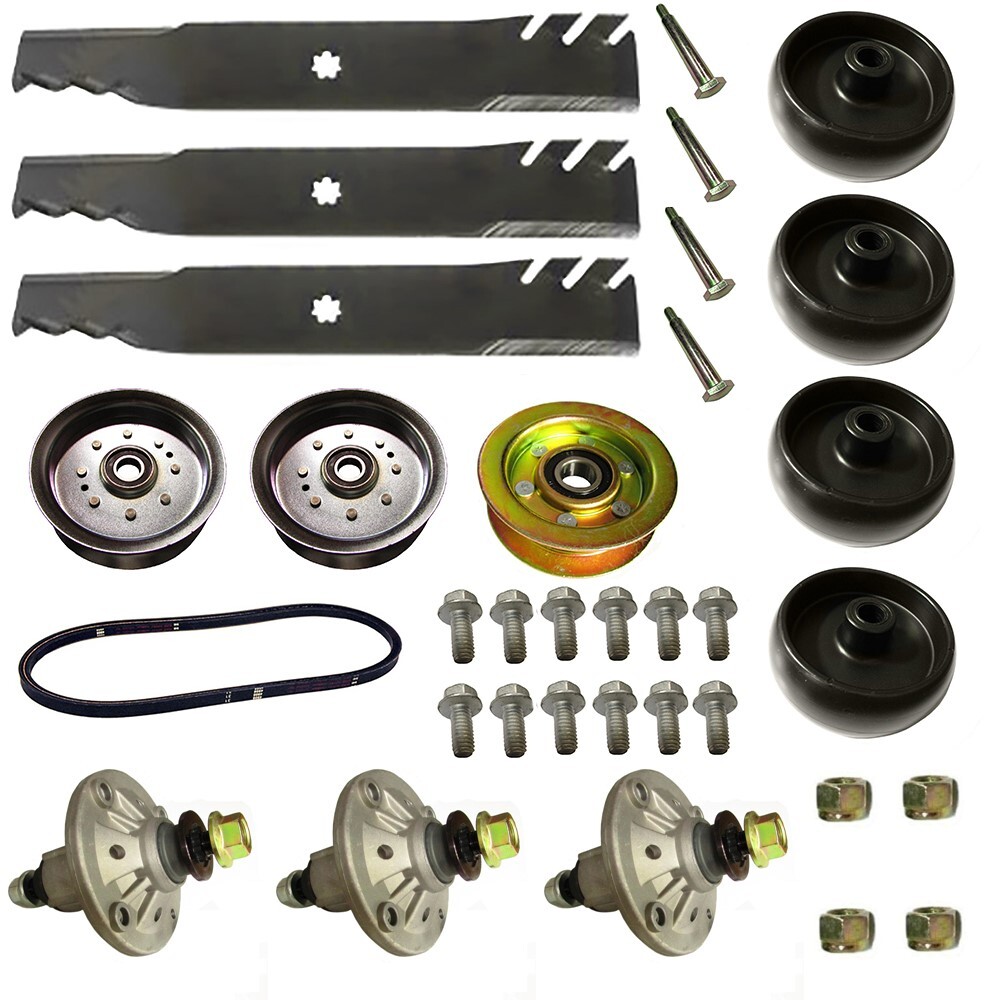 John Deere 145 48-Inch Deck Rebuild Kit with Toothed Wheels & Hardware GX10168