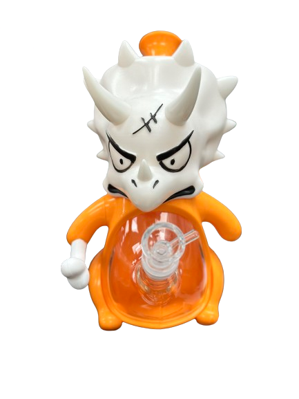 Orange Cubone Pokémon Silicone Glass Bong Smoking Water Pipe With Bowl - Buy Now-image