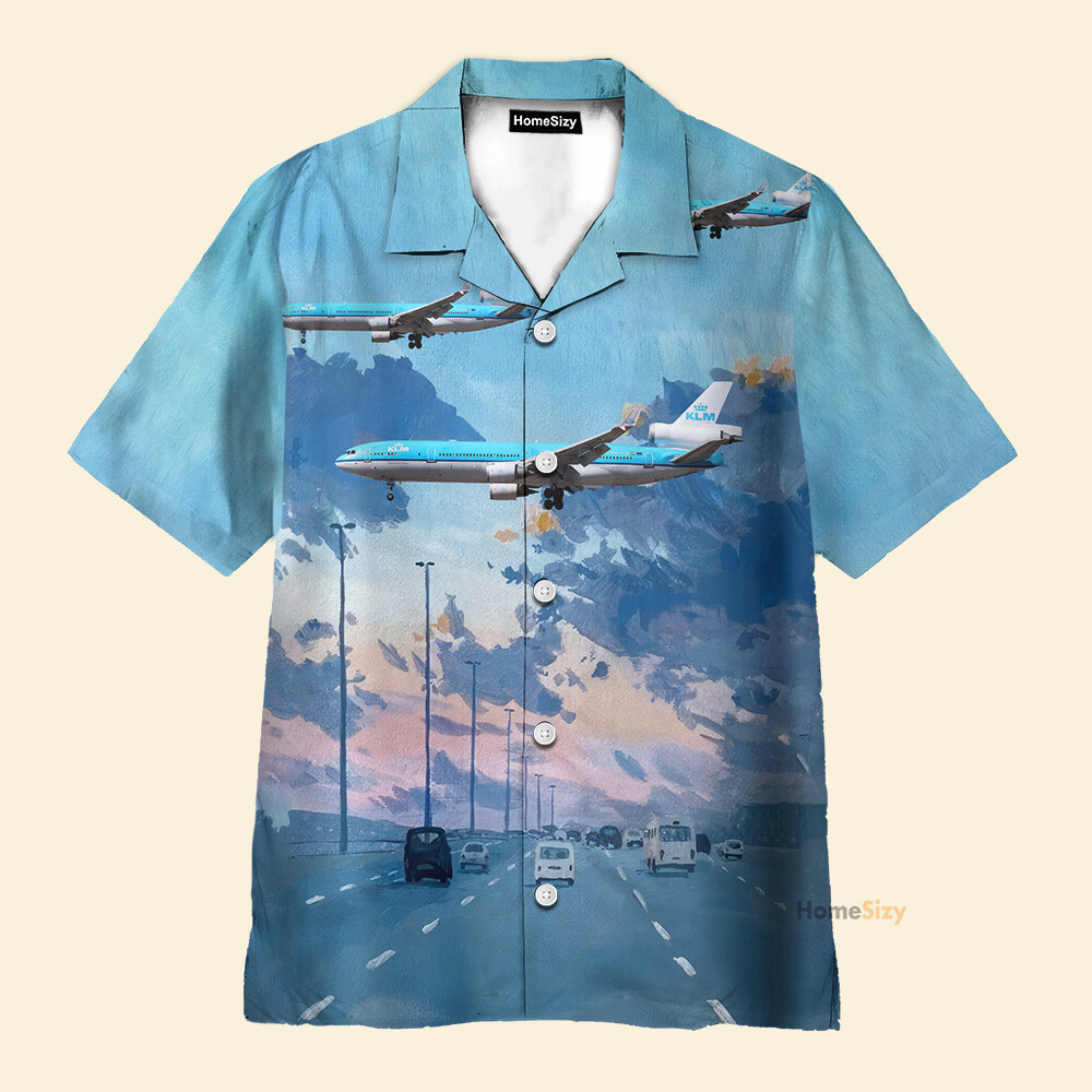 Royal Dutch Airlines McDonnell Douglas MD 11   Hawaiian Shir