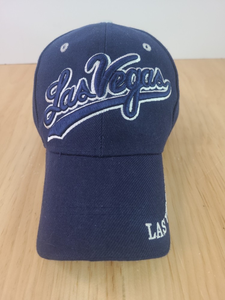 Golden Lion Embroidered Las Vegas Baseball Cap with Dark Blue Strap Back