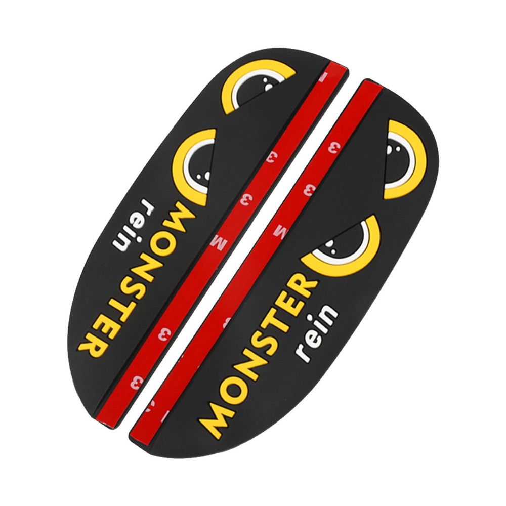 2PCS Self-Adhesive Car Side Mirror Rain Guards Eyebrow Sun Visor Protectors