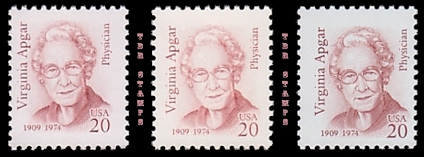 2179 2179a 2179b Virginia Apgar 20c Color Set of 3 Great Americans MNH - Buy Now-image