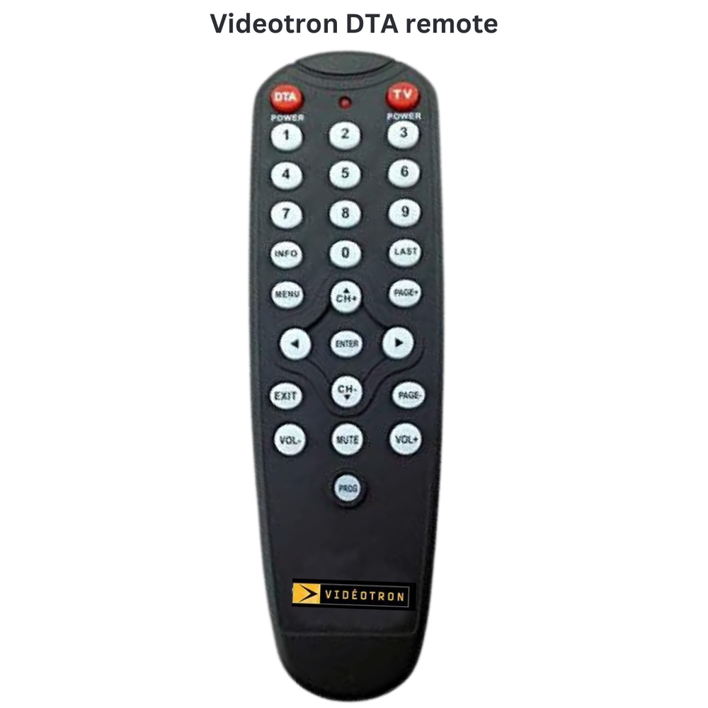 Videotron Universal DTA Programmable Remote Control – Brand New