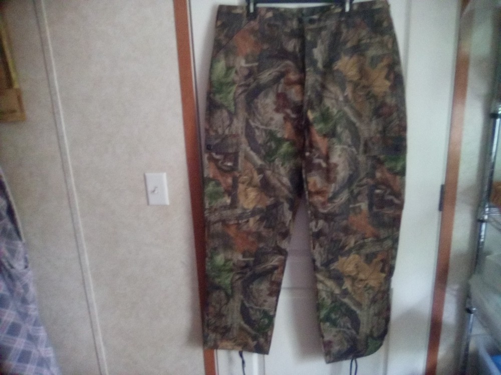 Liberty Camo Cargo Pants with Adjustable Waist in Large Men's Size