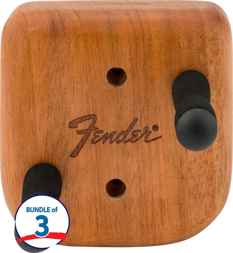 Fender Level-up Telecaster Wall Hanger (3 Pack) - Mahogany