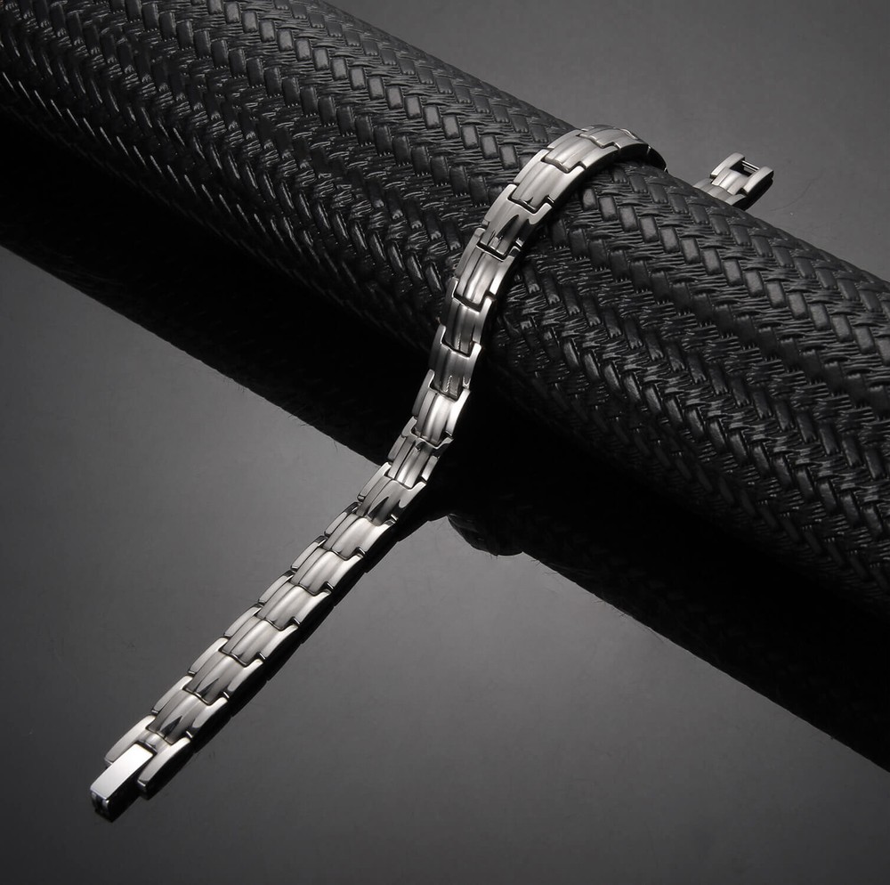 Gorgeous Slim Magnetic Bracelet 4 Elements Energy Power Stress Balance Christmas