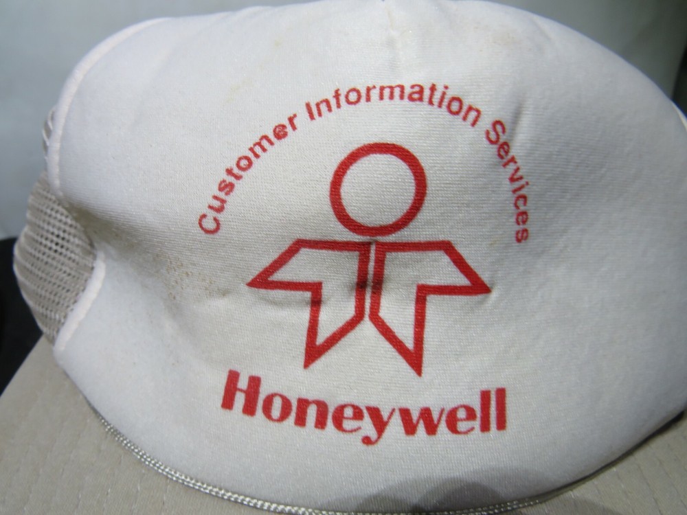 Honeywell Customer Information Services Vintage Foam Mesh Trucker Hat Cap-image