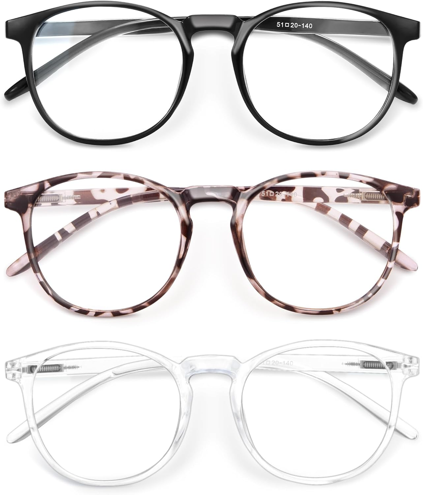 IBOANN Iconic Blue Light Glasses for Woman - Computer Glasses 99% Blue Light Blo