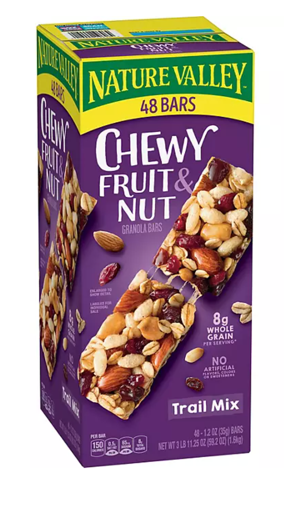 Nature Valley Chewy Trail Mix Fruit & Nut Granola Bars (48 ct.) FREE SHIPPING