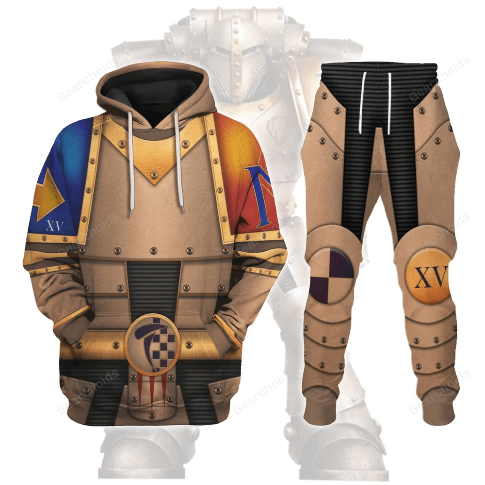 Pre-Heresy Legion Color Scheme Cosplay Hoodie and Sweatpants Set