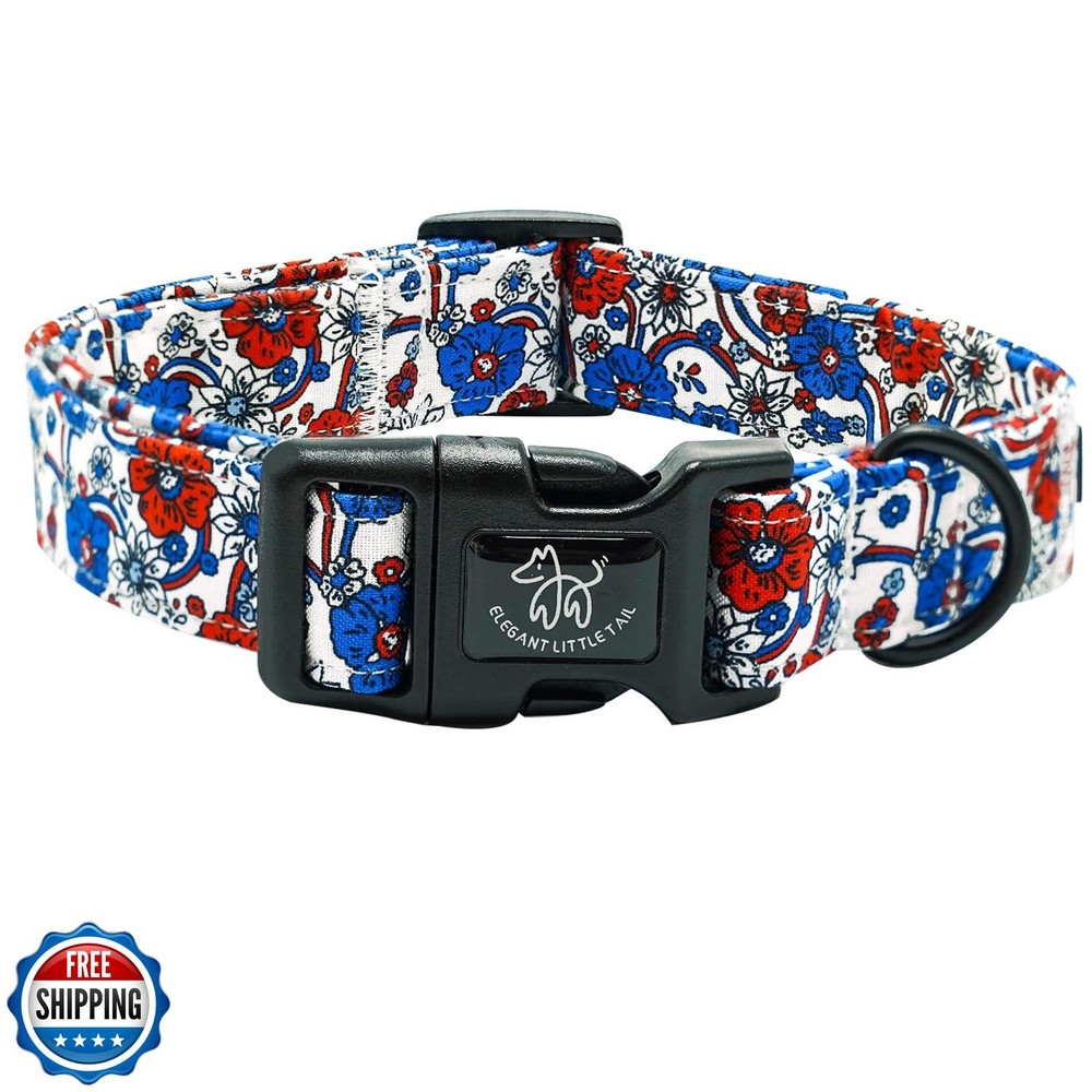 Elegant little tail Dog Collar, Holiday Pet Collar Dog Durable Independence D