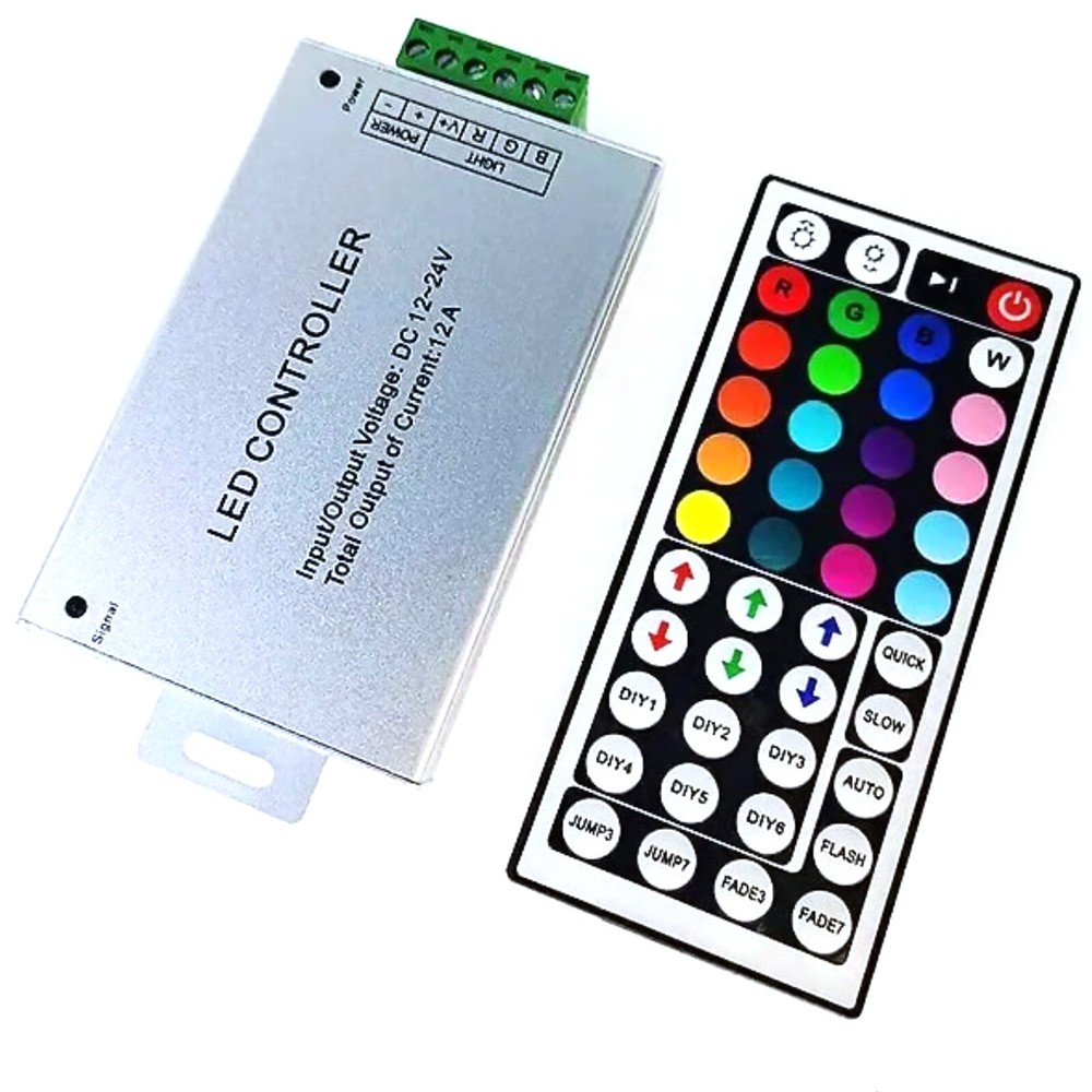 44 Key RF Remote for SMD 3528 LED Strip Wireless RGB Controller DC 12V 24V