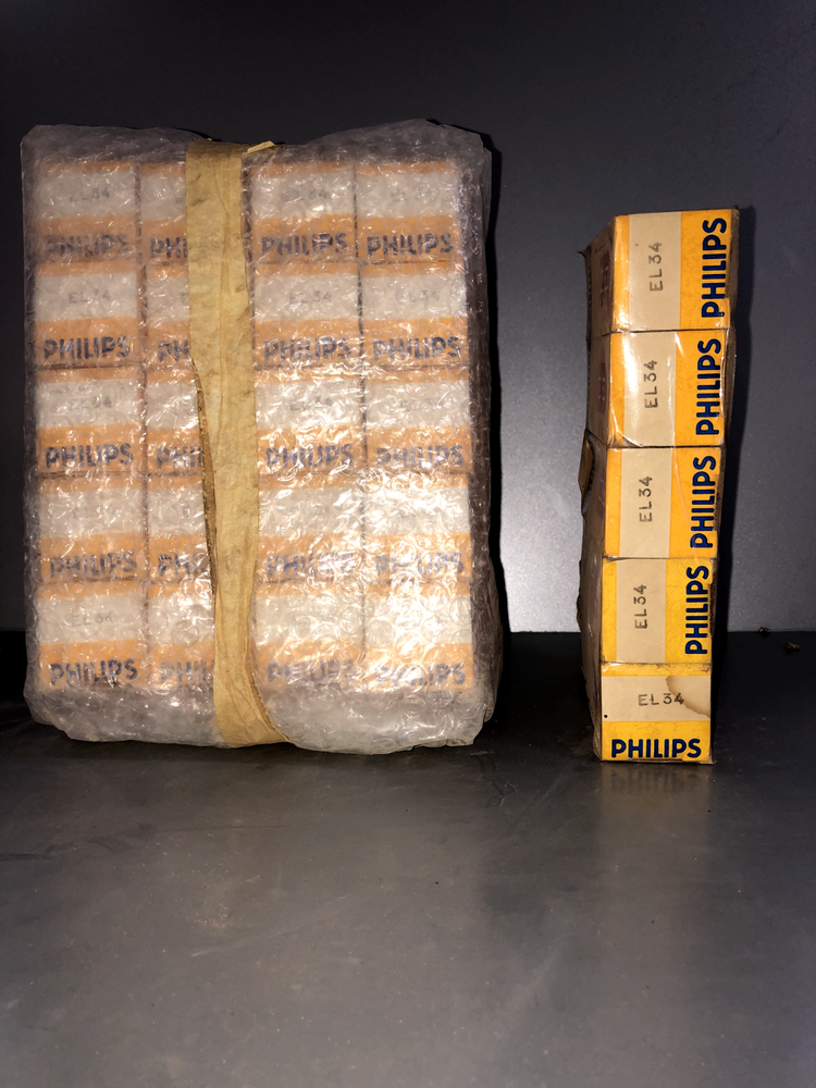 ” Philips EL34 Tubes - NOS/NIB - Rare Vintage Sound Perfection for Audiophiles ”
