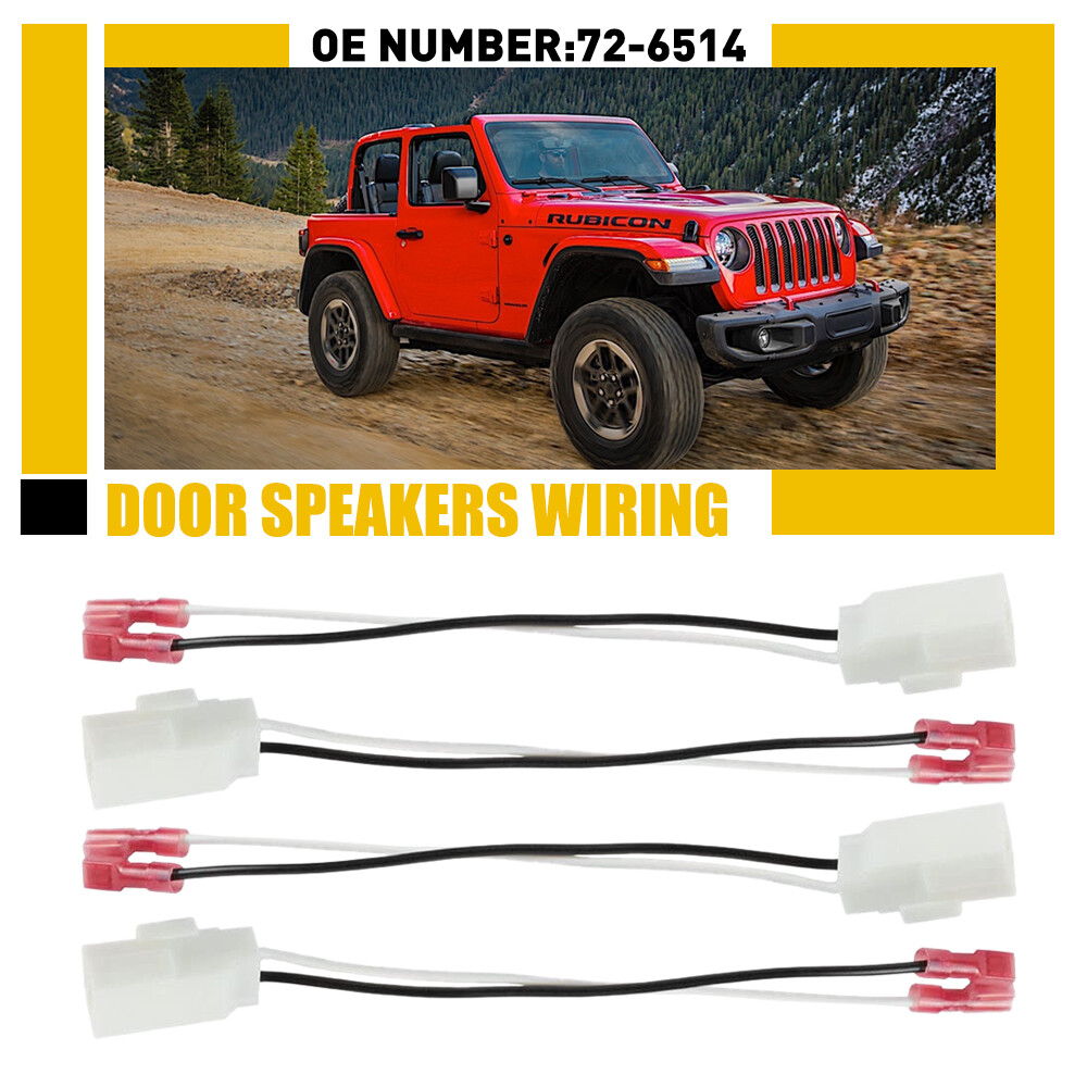 Speaker Wiring Harness Connector Adapter for 03-10 Ram 2500 & 03-21 3500 Wrangler – Easy Installation & Secure Fit