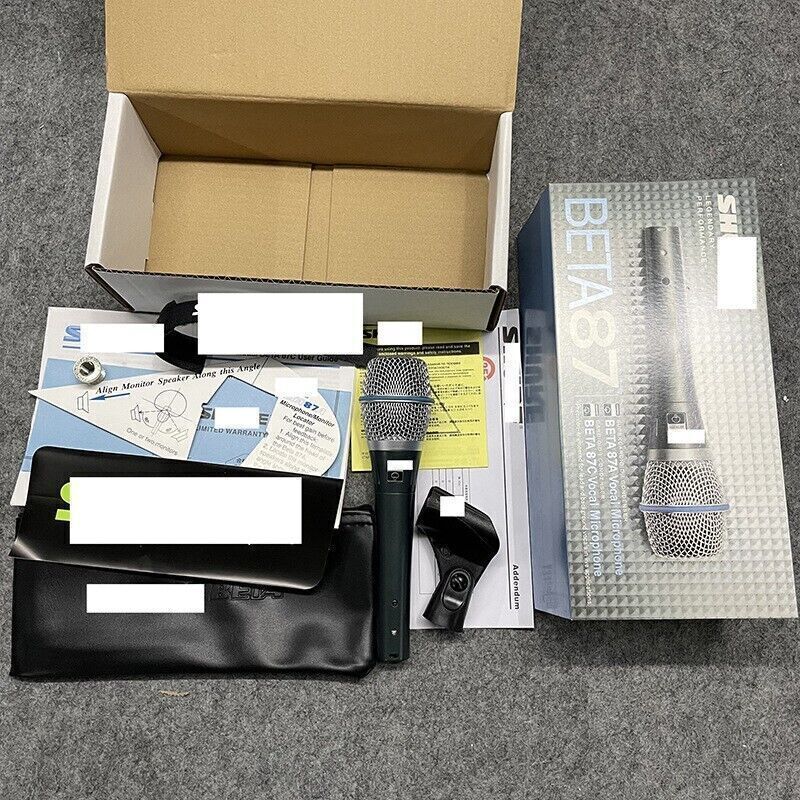 NEW Shure BETA87A Vocal Microphone Super Cardioid Condenser Microphone