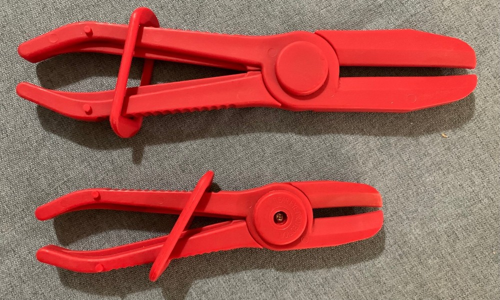 2 Plastic Hose Pinch-off Pliers - Line Clamp Pliers