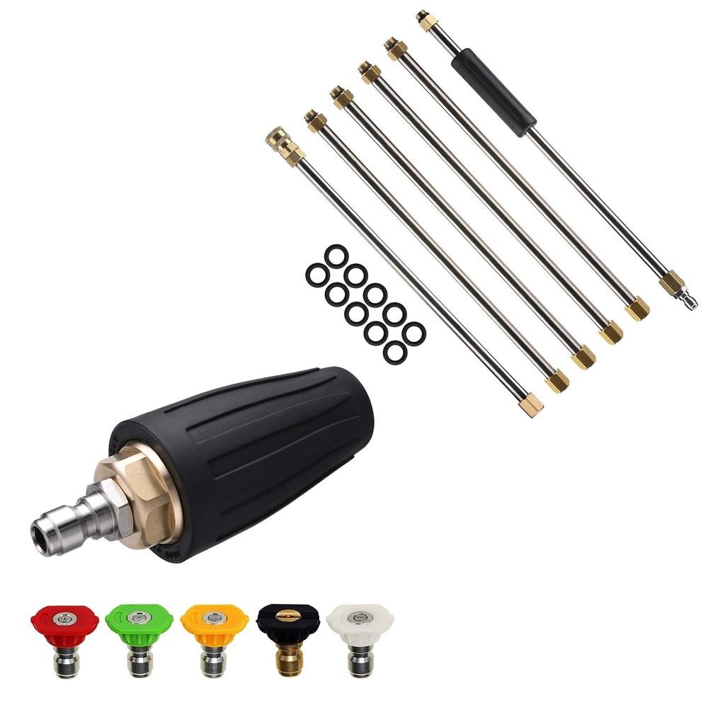 M MINGLE Turbo Nozzle for Pressure Washer, Gutter Cleaner for Pressure Washer...