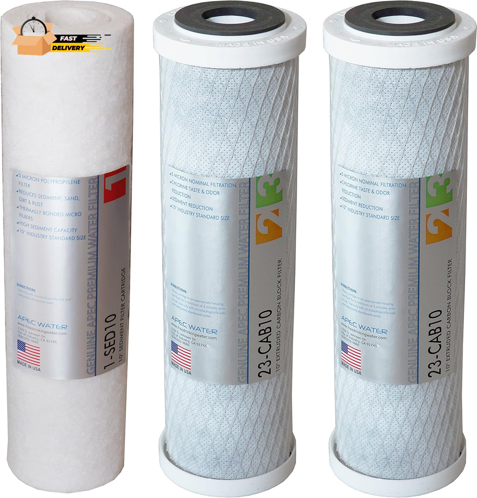 Systems ULTIMATE Series US Made Stage 1, 2 & 3 Replacement Filter for Undersink