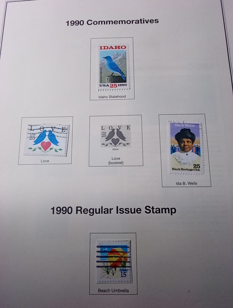 US 1990 Commemoratives 14 Stamps MNH